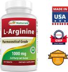 Best Naturals L-Arginine 1000 Mg 120 Tablets