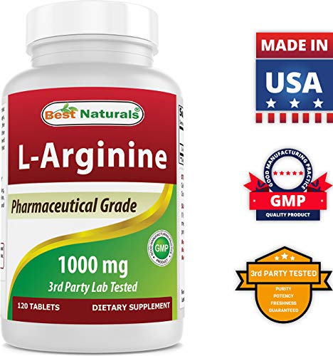 Best Naturals L-Arginine 1000 Mg 120 Tablets