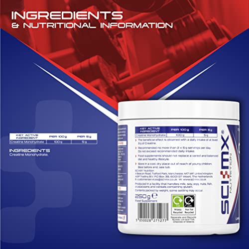 Sci-MX Creatine Monohydrate Powder for Strength