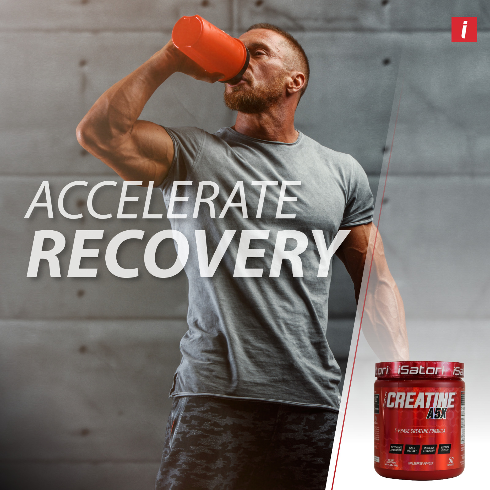 iSatori A5X Creatine Blend for Muscle Growth