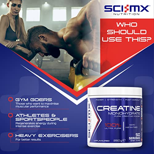 Sci-MX Creatine Monohydrate Powder for Strength