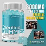 Creatine Gummies - 60 Vegan Berry Chews, 3000mg