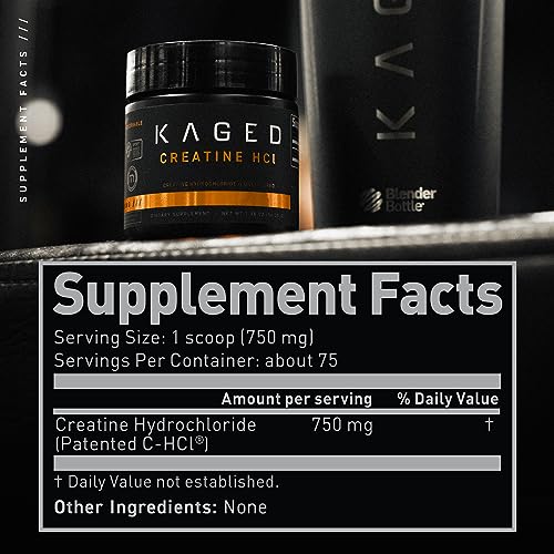 Unflavoured Creatine HCL Powder - 75 Servings
