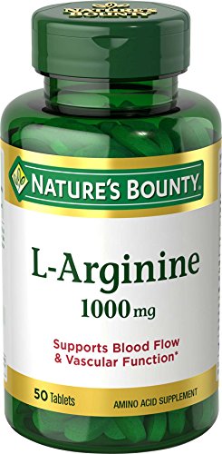 Nature's Bounty L-Arginine 1000 Mg for Blood Flow