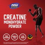 NOW Sports Creatine Monohydrate Powder, 8 Ounces