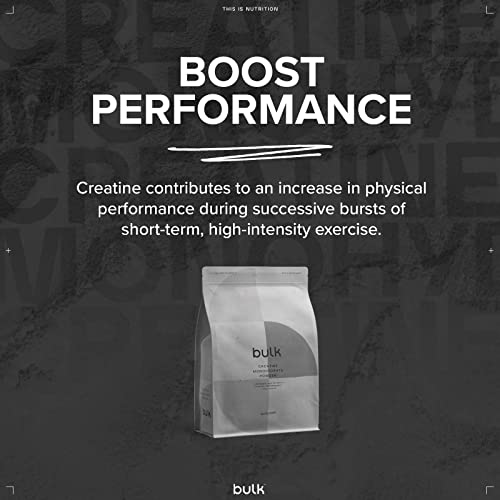 Unflavoured Bulk Creatine Monohydrate Powder, 100g