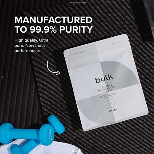 Unflavoured Bulk Creatine Monohydrate Powder, 100g