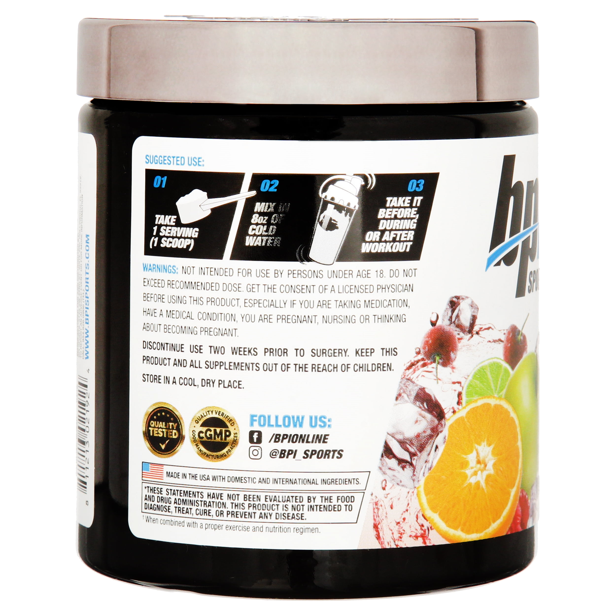 BPI Sports Best Creatine – Fruit Punch, 50 Servings