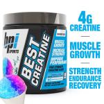 BPI Sports Best Creatine, 50 Servings, Snow Cone