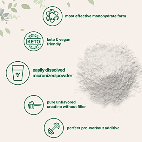 Pure Micronized Creatine Monohydrate Powder 500g