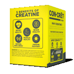 CON-CRET Creatine HCl Lemon Lime Powder, 48 Servings