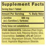 Spring Valley L-Carnitine Amino Acid 500 mg 30ct