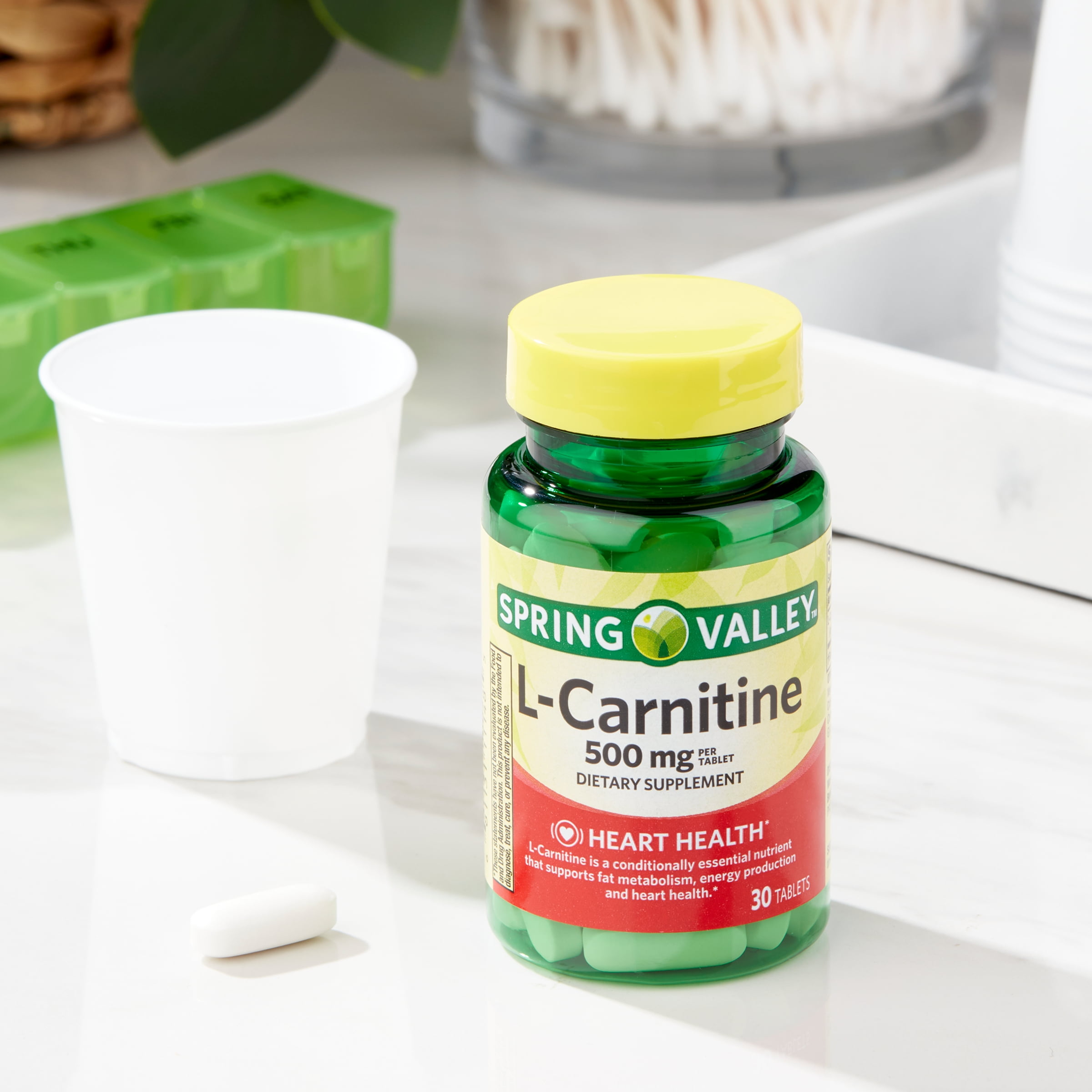 Spring Valley L-Carnitine Amino Acids, 30 Caps