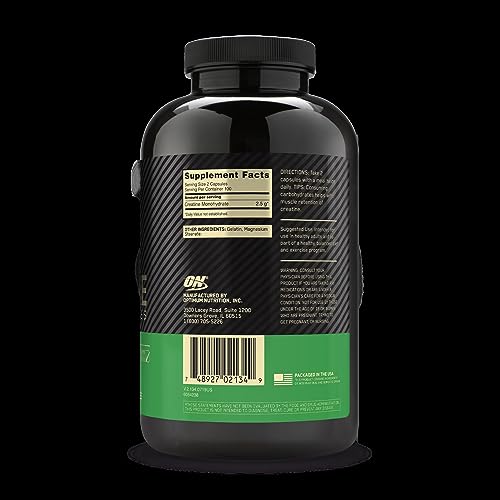 Optimum Nutrition Creatine 2500MG 200 Capsules
