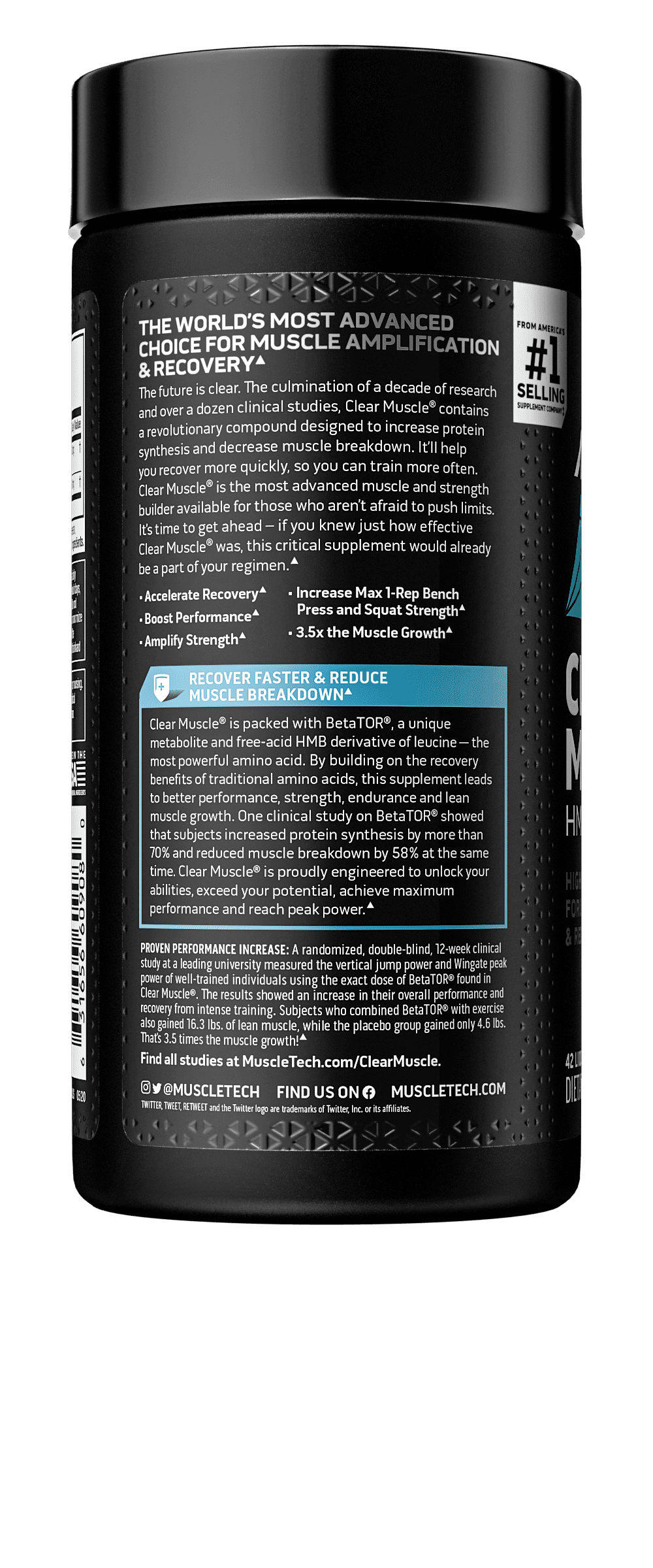 Muscletech HMB Softgels for Lean Muscle Support