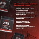 Creatine Monohydrate Powder - 5000mg, 30 Servings