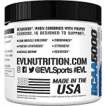 Evlution Nutrition BCAA5000 Unflavored Powder, 60 Servings