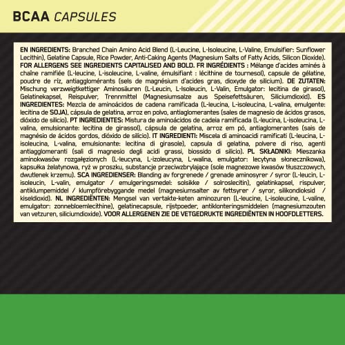 BCAA Capsules - 1000 mg Essential Amino Acids