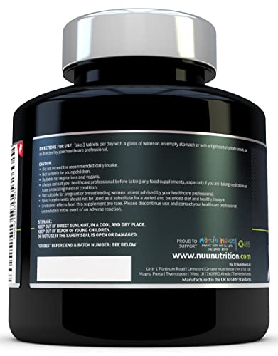 BCAA Tablets 1000 mg - 425 Count, 141 Days Supply