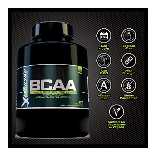 BCAA Tablets 1000 mg - 425 Count, 141 Days Supply