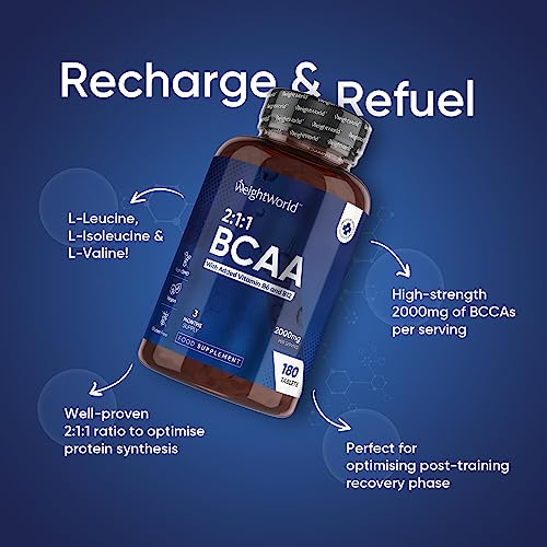 BCAA Tablets 2000mg with B12 & B6