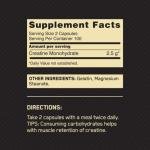 Optimum Nutrition Creatine 2500MG 200 Capsules
