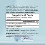 Pure Creatine Monohydrate Powder 500g Unflavored