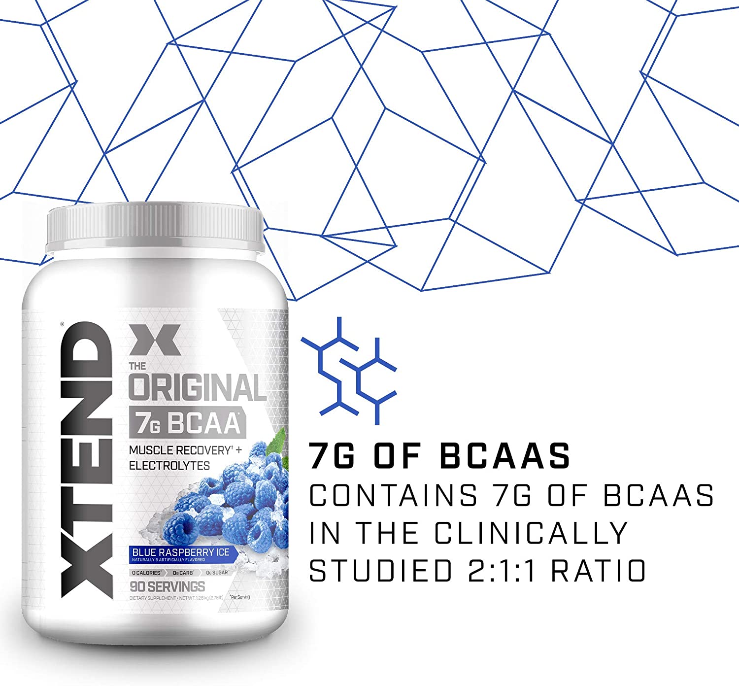 Cellucor Xtend BCAA 7g 90 Servings Recovery Supplement