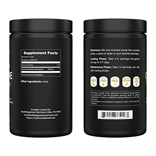 Micronized Creatine Monohydrate Powder, 400g