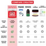 Creatine Monohydrate Powder - 5000mg for Muscle Gain
