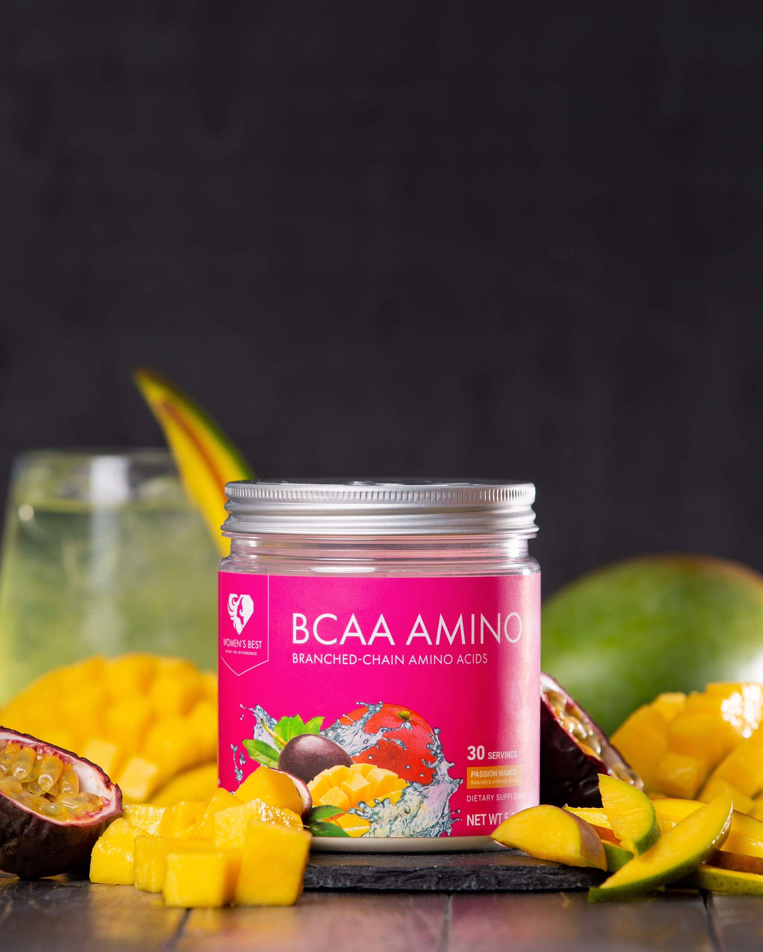 Women's Best BCAA Amino Acids Powder - Passion Mango