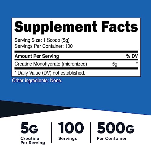 Nutricost Micronized Creatine Monohydrate Powder
