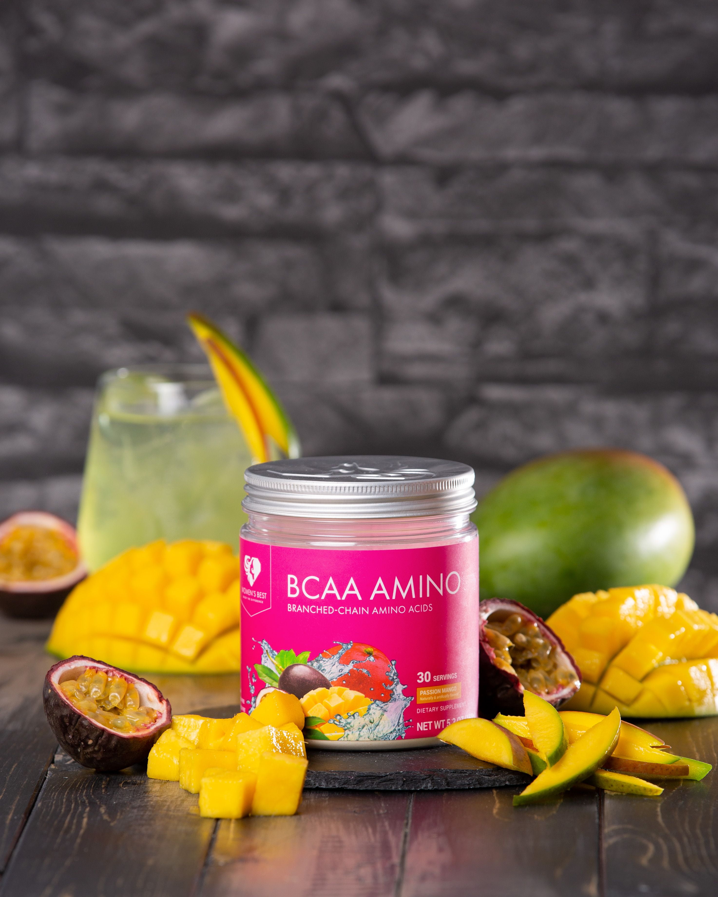 Women's Best BCAA Amino Acids Powder - Passion Mango