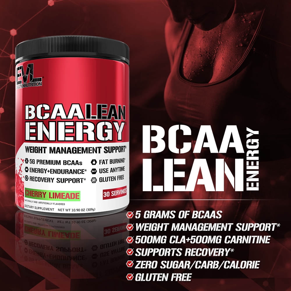 BCAA Lean Energy Powder - Cherry Limeade Flavor