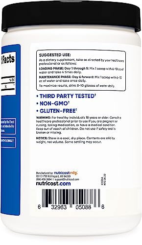Nutricost Micronized Creatine Monohydrate Powder