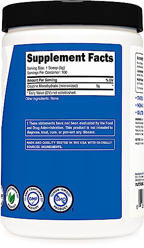Nutricost Micronized Creatine Monohydrate Powder