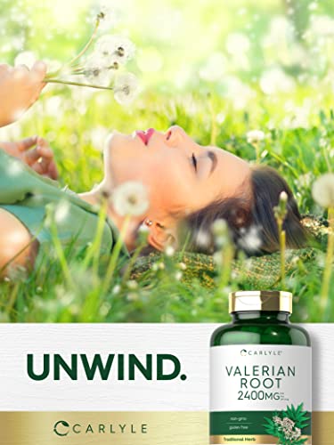 Valerian Root Capsules 2400mg - 240 Count