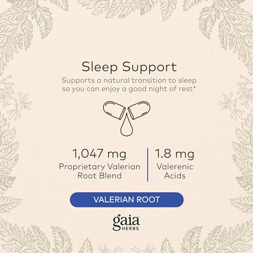 Gaia Herbs Valerian Root - Sleep Support Capsules