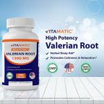 Vitamatic Valerian Root 1300 mg - 240 Capsules