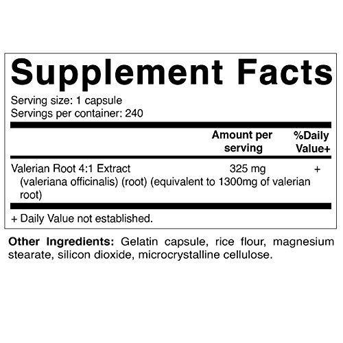 Vitamatic Valerian Root 1300 mg - 240 Capsules