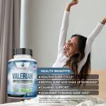 Organic Valerian Root Capsules for Relaxation and Sleep