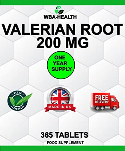 Valerian Root 200 MG - 365 Tablets Supply