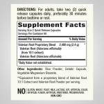 Valerian Root Extract 2400mg - Non-GMO Capsules