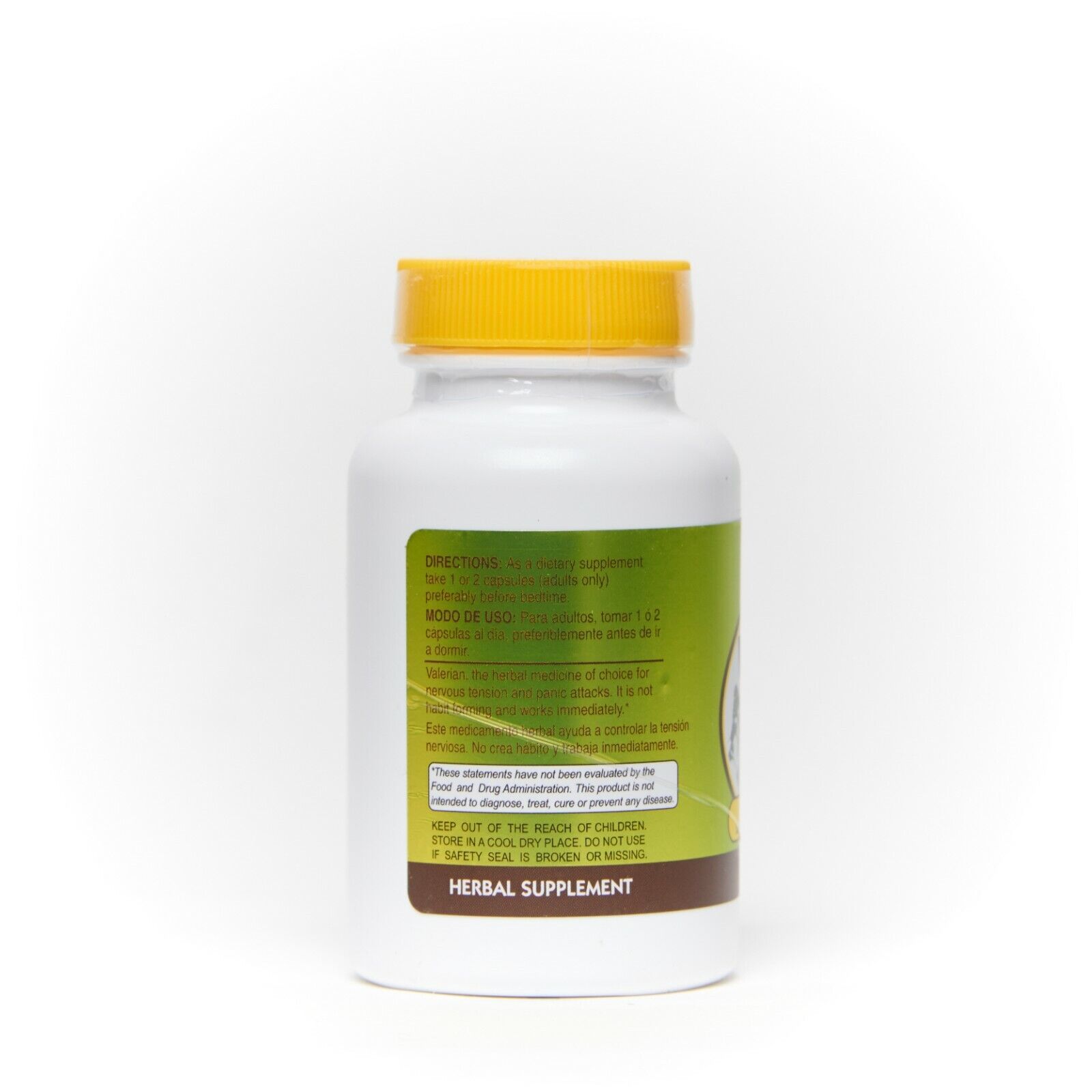 Sunshine Naturals Valerian Root 100 Capsules