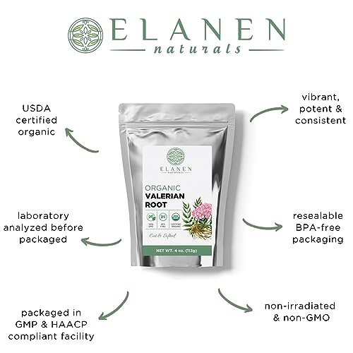 Organic Valerian Root Tea - 4 oz. Loose Leaf