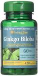 Ginkgo Biloba 60 mg Tablets, 120 Count