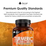 High Strength Turmeric Tablets with Black Pepper & Ginger