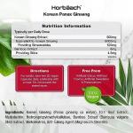 Korean Ginseng 6000mg Tablets | 120 Vegan Capsules