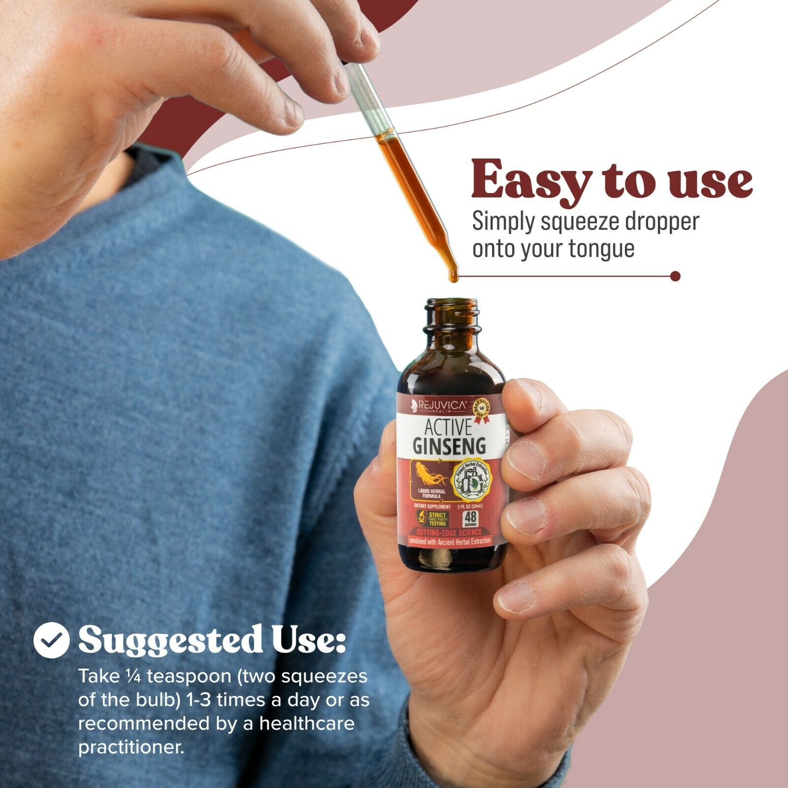 Korean Red Ginseng Liquid for Energy & Vitality