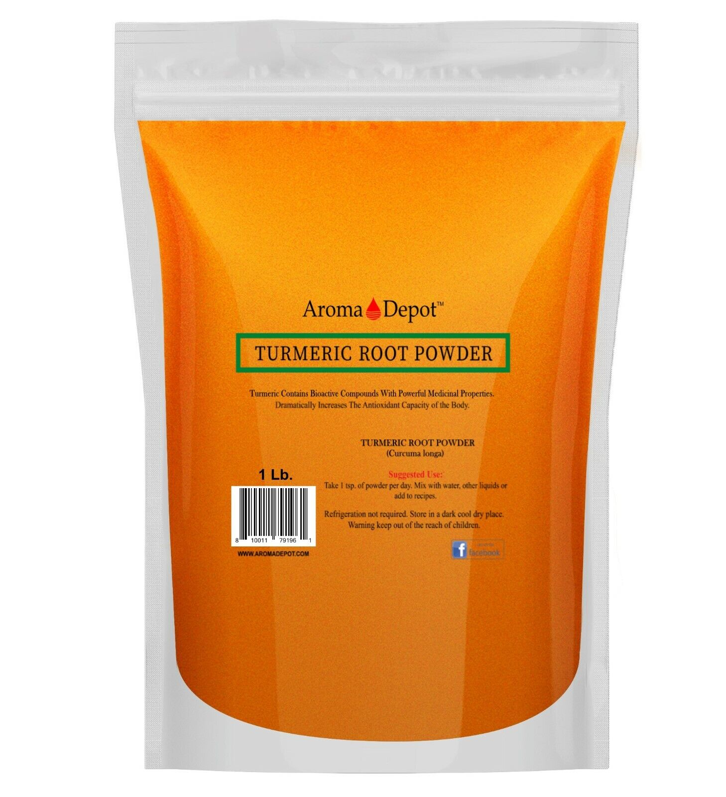 Pure Turmeric Root Powder 1 lb